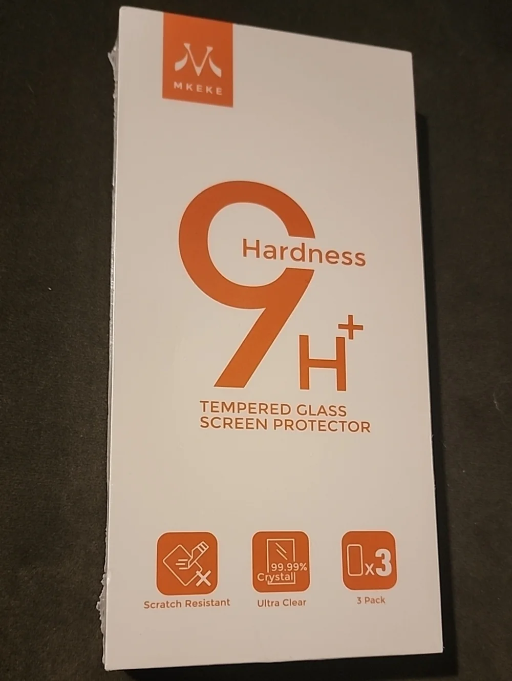 Mkeke 3 Pack Screen Protector for iPhone 15 Pro Max 6.7